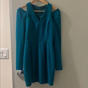 Black halo long sleeve dress